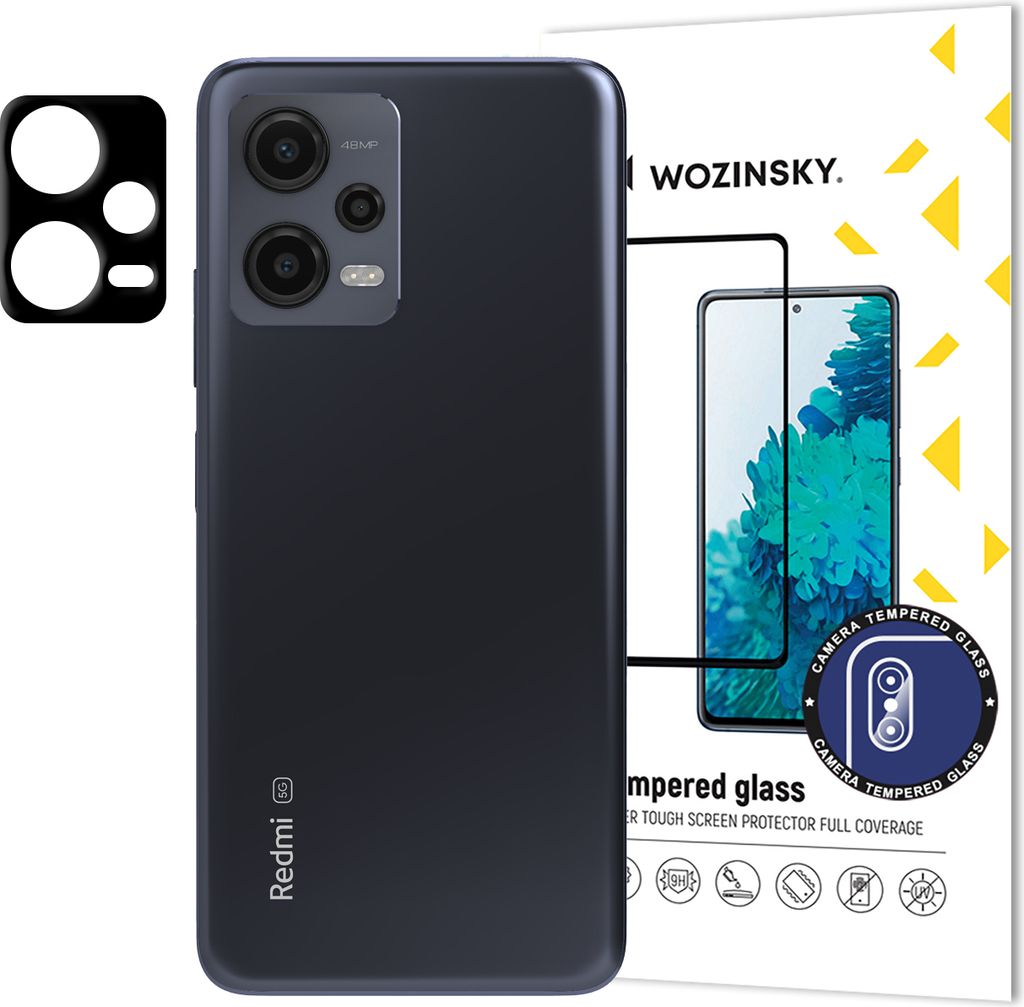 Wozinsky Full Camera Glass Panzerglas für Xiaomi Redmi Note 12 5G / Poco X5 5G für Kamera Kamera 9H