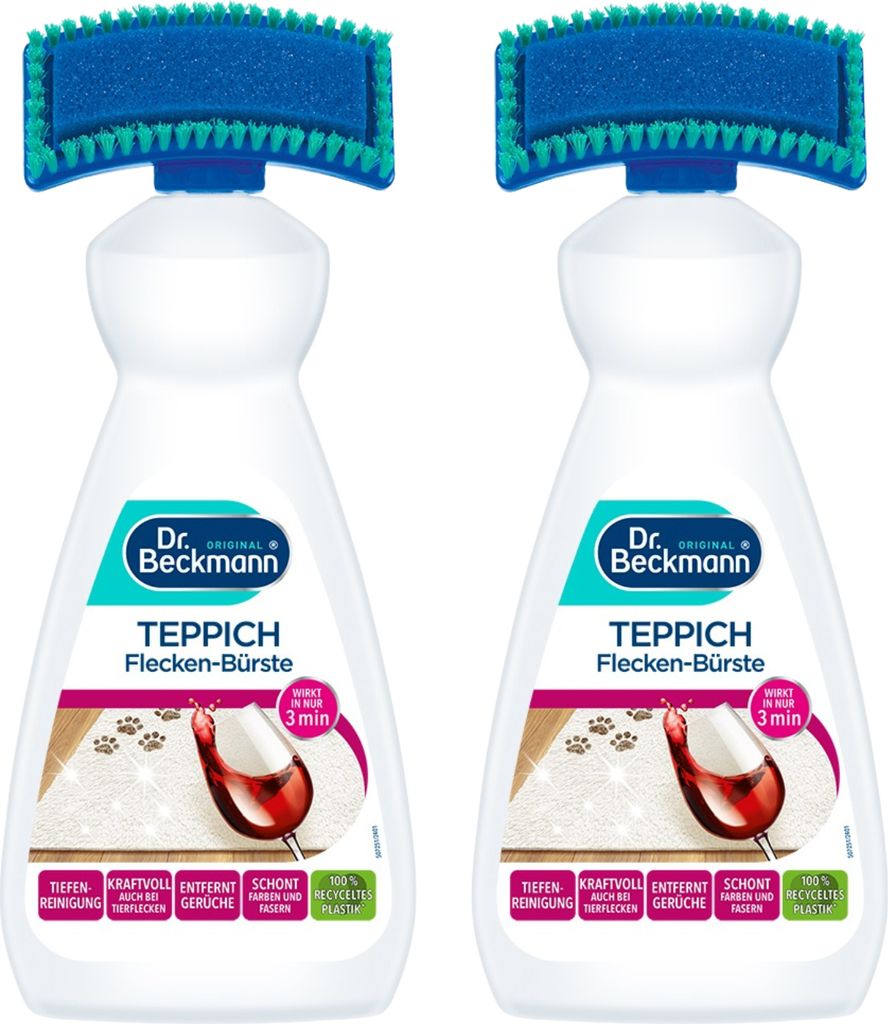 2 x Dr.Beckmann Teppich Flecken-Bürste je 650 ml Mit Produktbild 