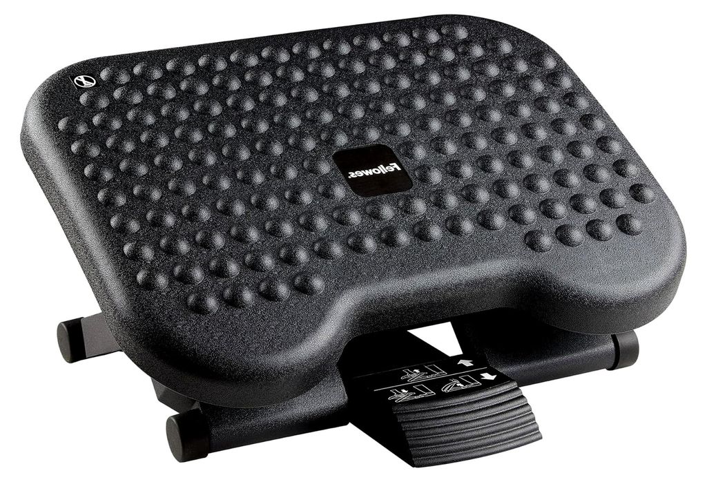 Everyday Plus Fußstütze – ergonomische Fußauflage mit rutschfester Basis – ideal für den Einsatz unter dem Schreibtisch – Fußstützenhoc...