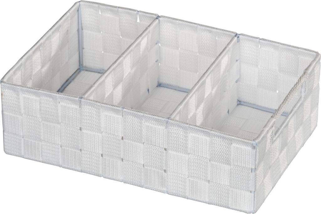 WENKO Organizer Adria Weiß Aufbewahrung Box Behälter Korb Fächer Bad Schrank WC