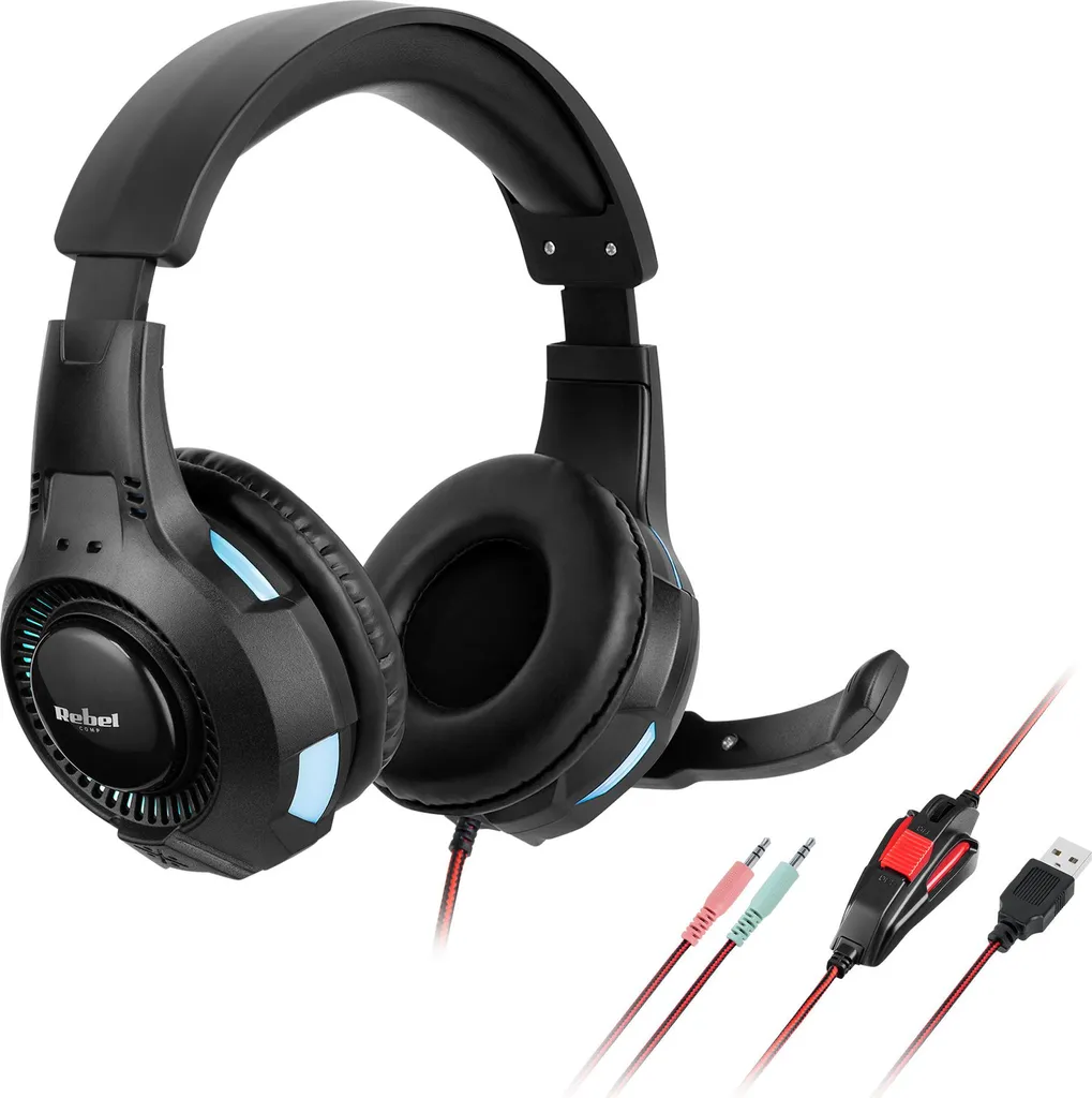 Rebel GH-20 Casque USB Noir : Fini les Problèmes de Prise Jack et de Son Faible