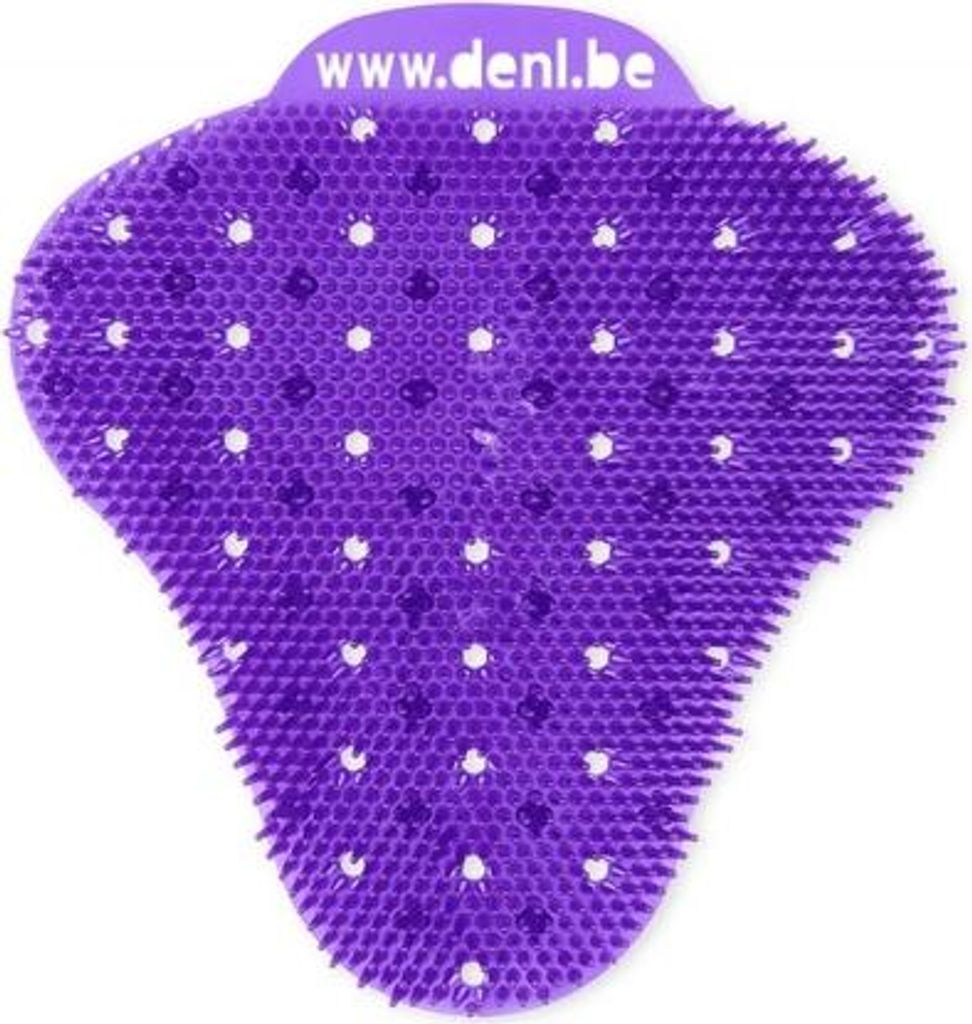 D&L Urinal-Matte Anti-Splash Lila Beere 2 Stück - Geruchsfrei 60 Tage Schutz - Ideal für öffentliche Toiletten