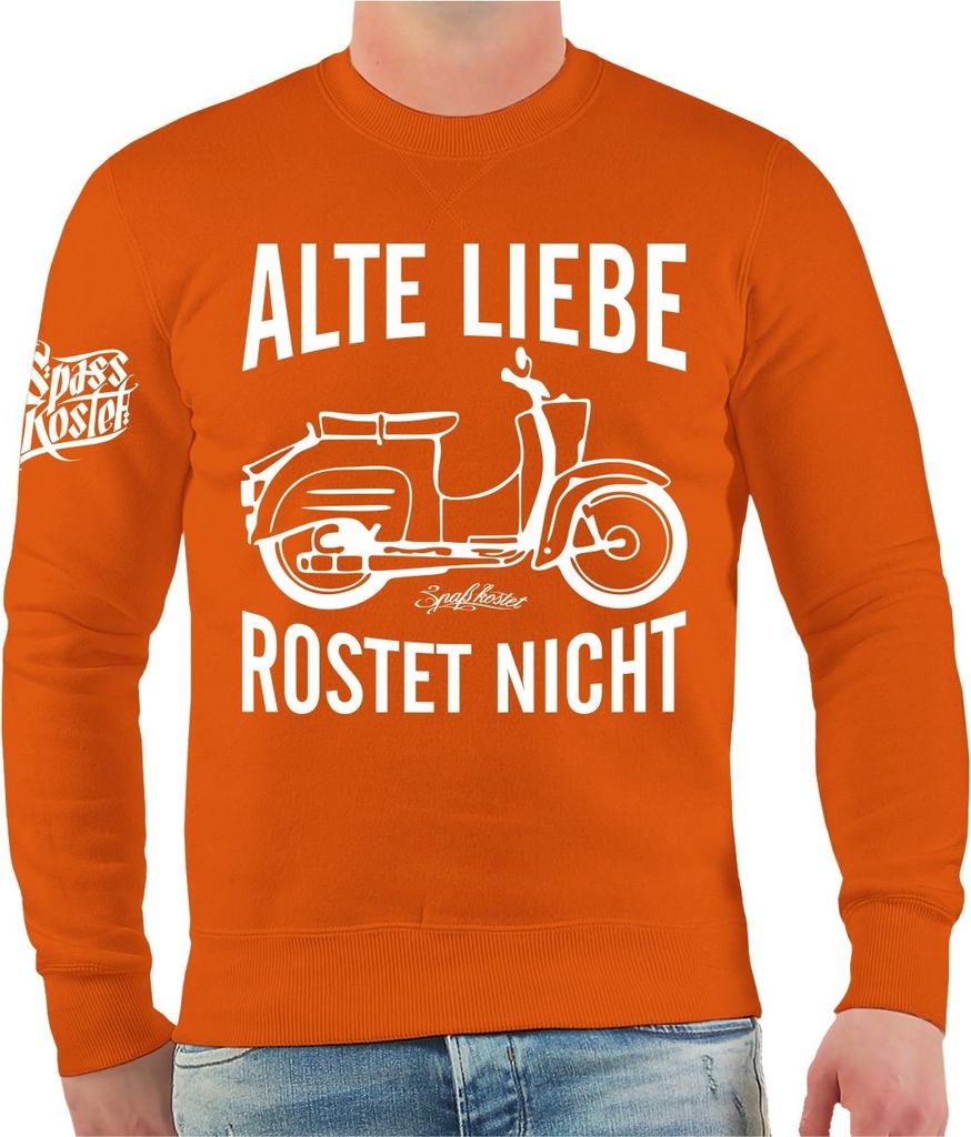 Herren Sweatshirt DDR Alte Liebe rostet nicht