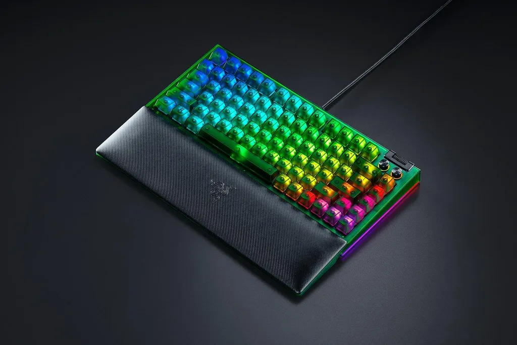 Clavier Gaming Compact Razer BlackWidow V4 75% Tactile pour Setup Pro