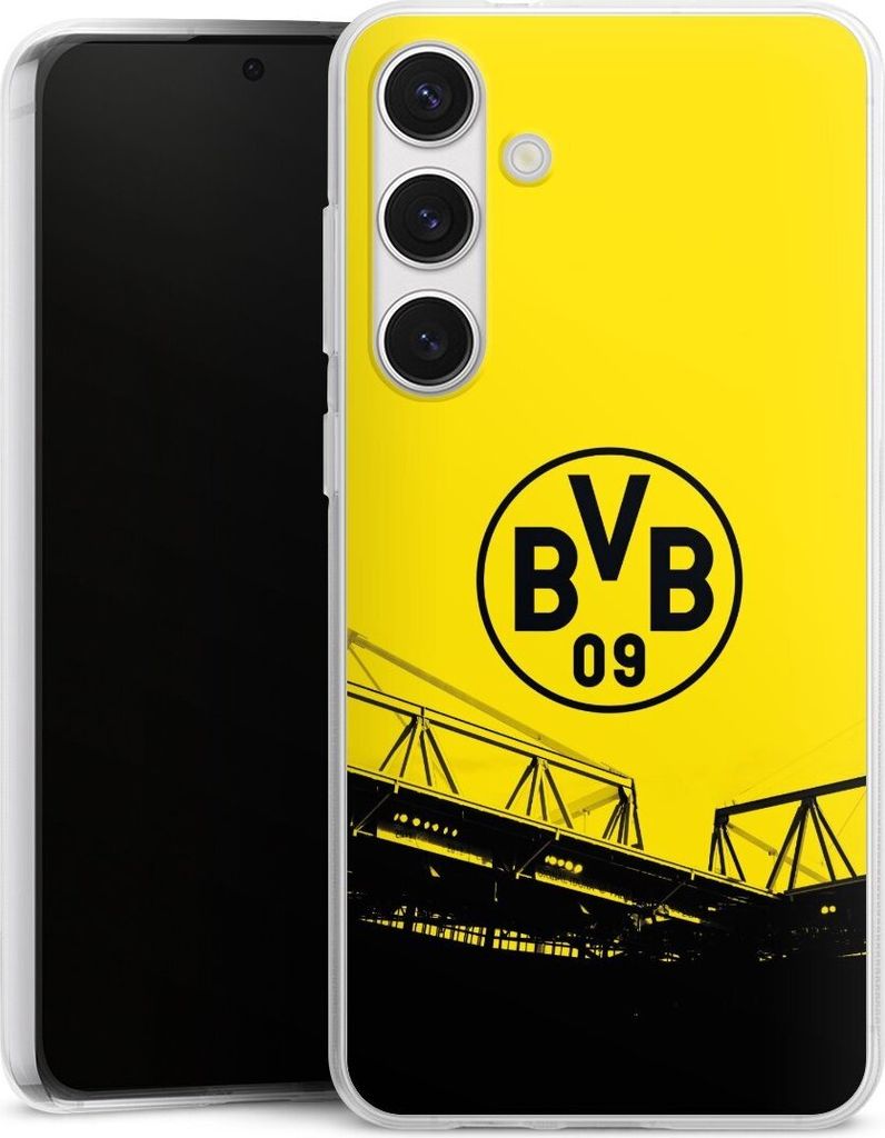DeinDesign Handyhülle für Samsung Galaxy S24+ Silikon Hülle Case Smartphone Schutzhülle BVB Borussia Dortmund Fanartikel