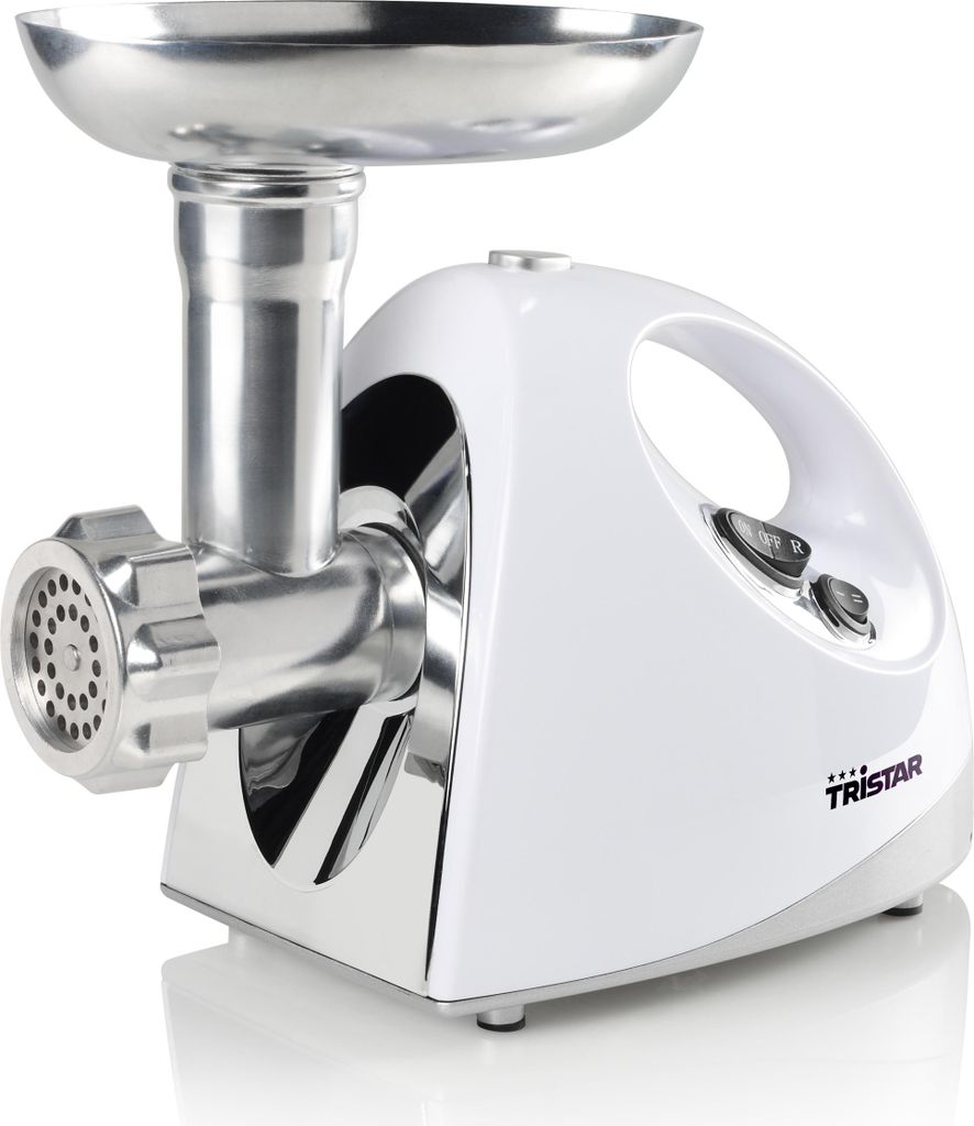 Tristar VM-4210 Fleischwolf, 550 W, Edelstahl, Weiß, Edelstahl, 1200 W, 3,17 kg, 285 mm