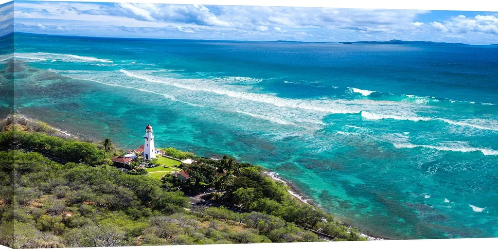 Habillez vos murs vides avec le Tableau Phare de Galle Sri Lanka 140x70