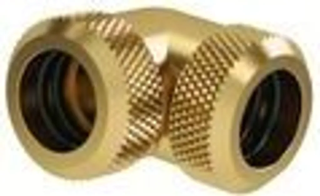 Raccordo Barrow 90° 12mm AD Hardtube Oro - Massima Precisione Watercooling
