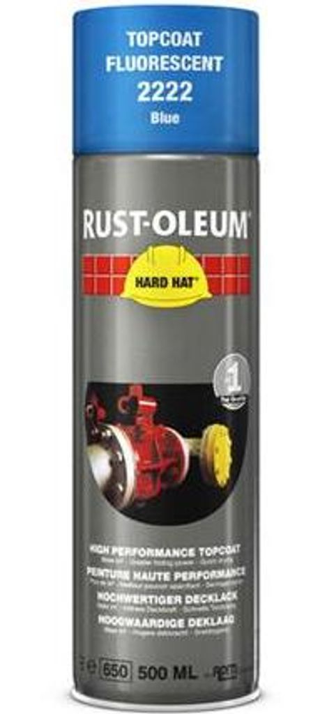 Rust-Oleum Hard Hat Fluoreszierend Spraydose Blau Produktbild 