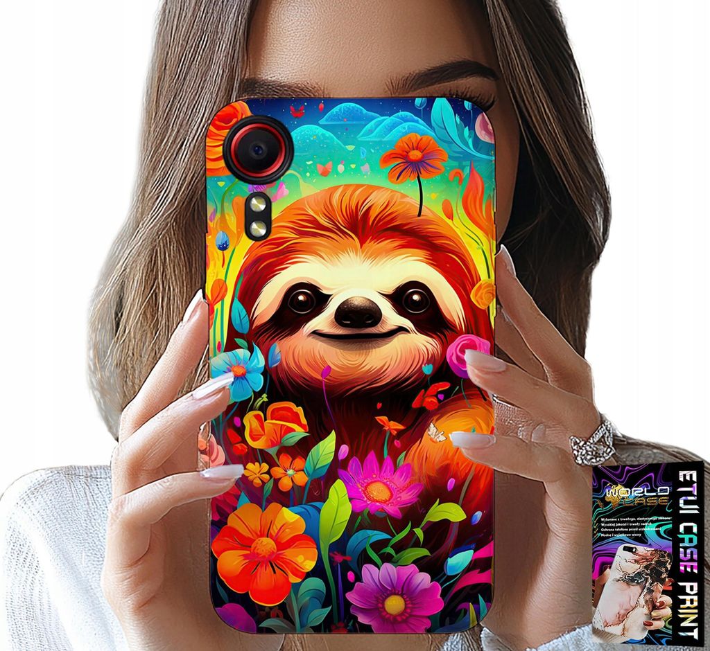 Hülle Für Samsung Galaxy Xcover 7 - Buntes Koala-Tiermuster + Glas