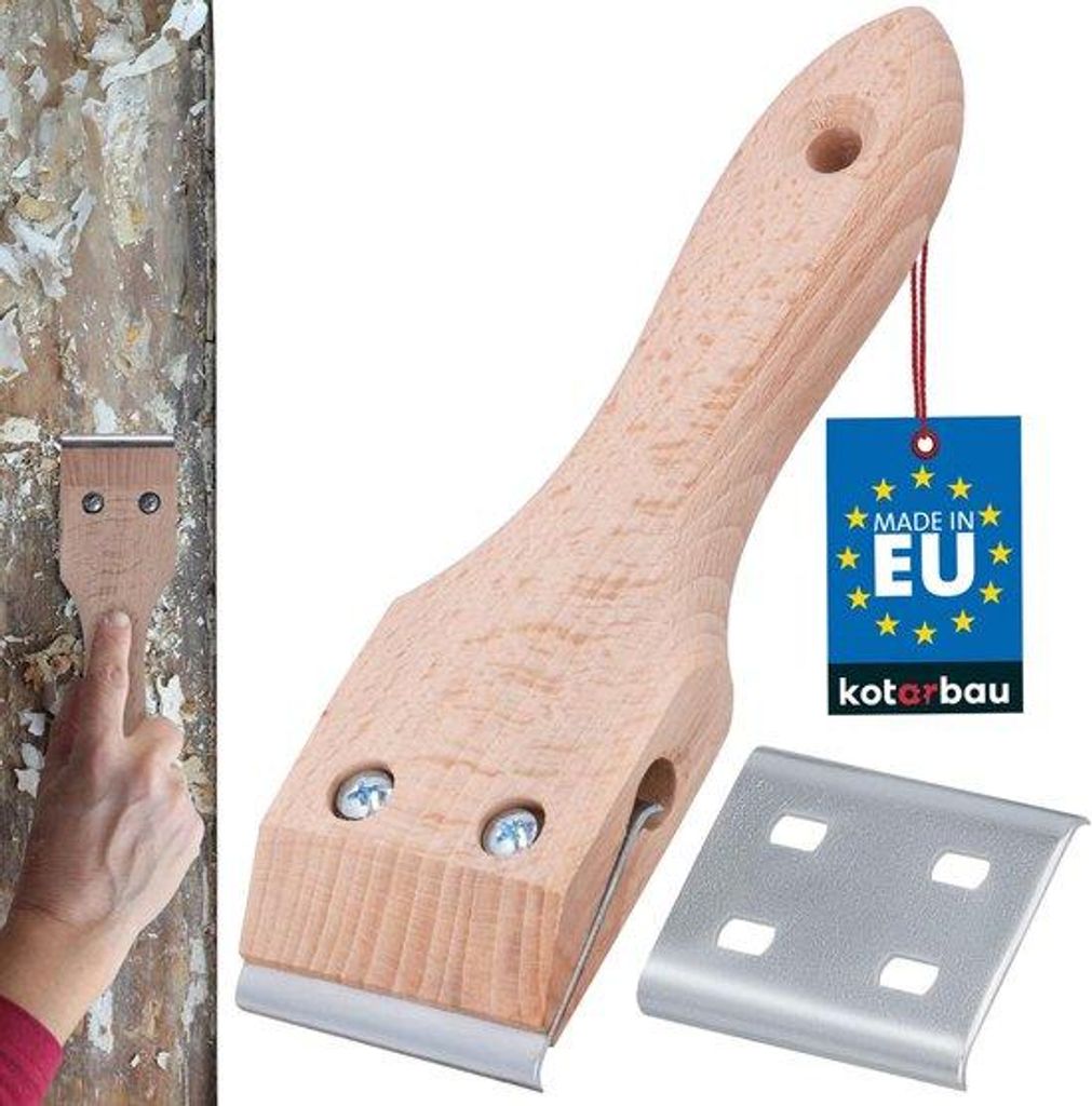 Holzschaber aus Buche, 1 Stück, Holzbearbeitung