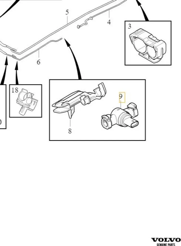 Capteur de Pression Carburant 32363464 Haute Fiabilité Volvo XC60