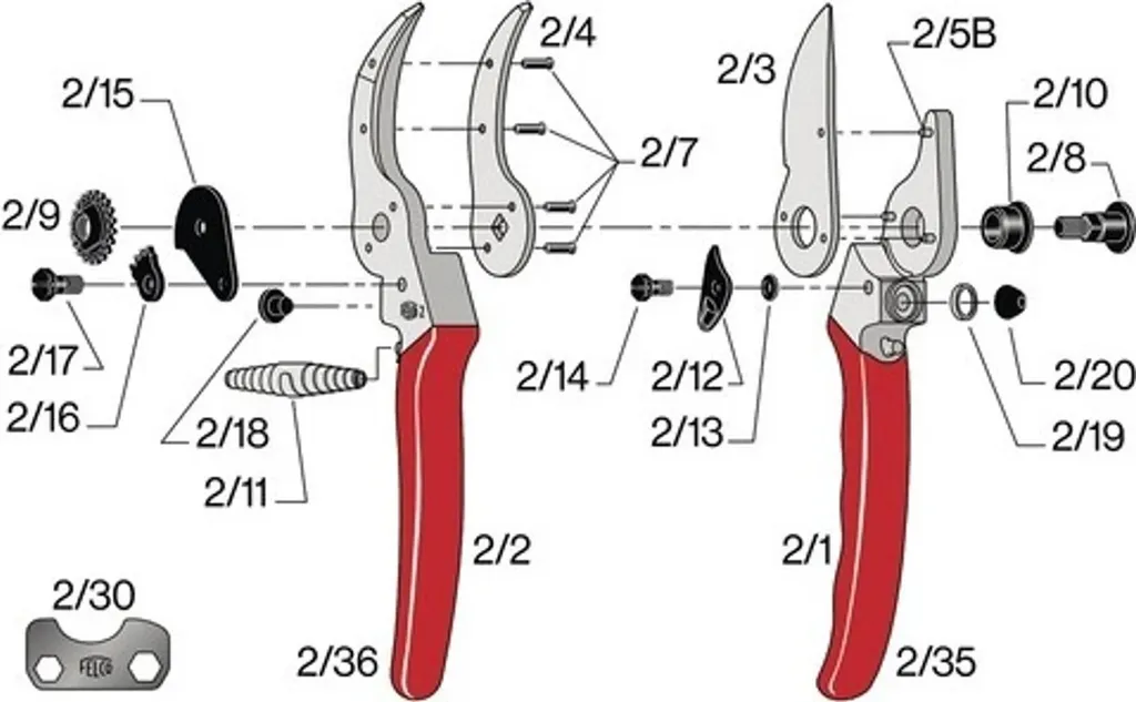 Sécateur Felco 2 Classique en Aluminium Forgé pour Taille de Précision - 3