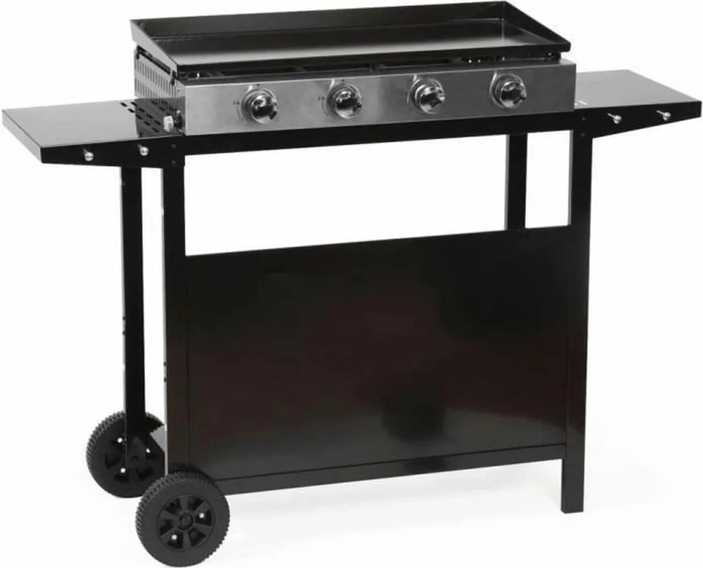 Grille de jardin Max Max Merida Black - Grille de barbecue en acier noir