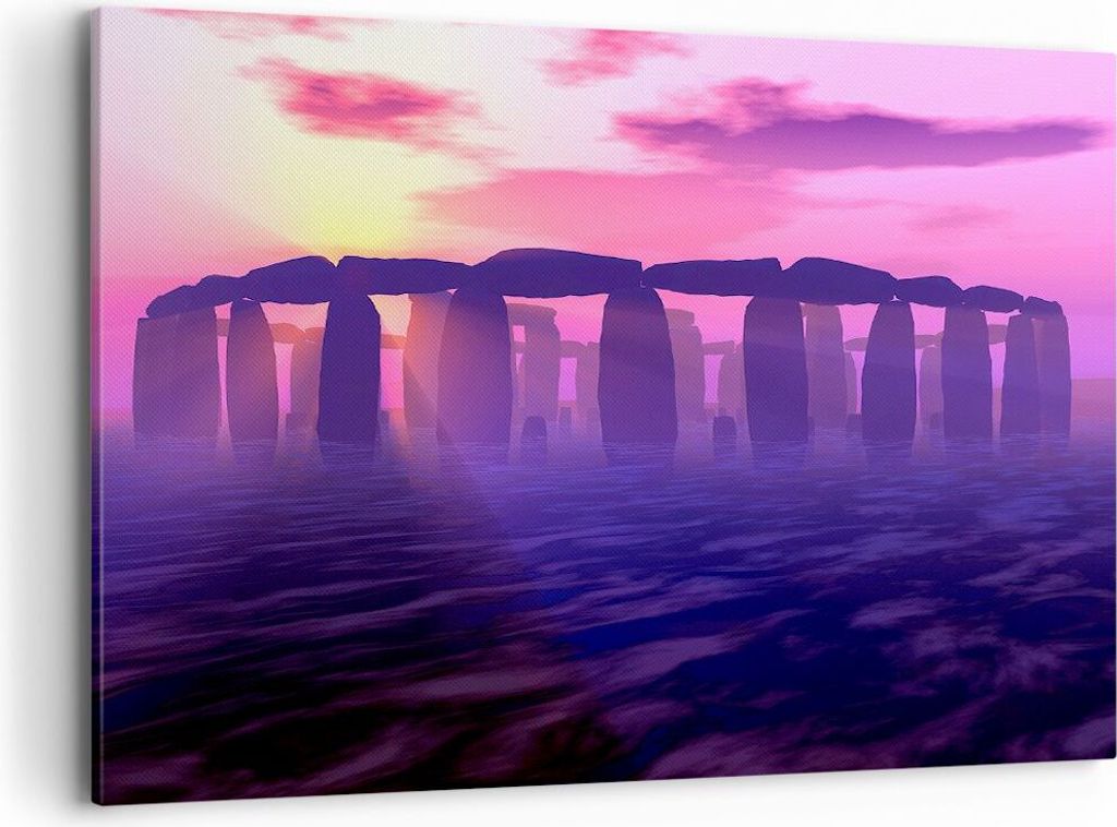 Bild auf Leinwand - Leinwandbild - Stonehenge Kreis Produktbild 