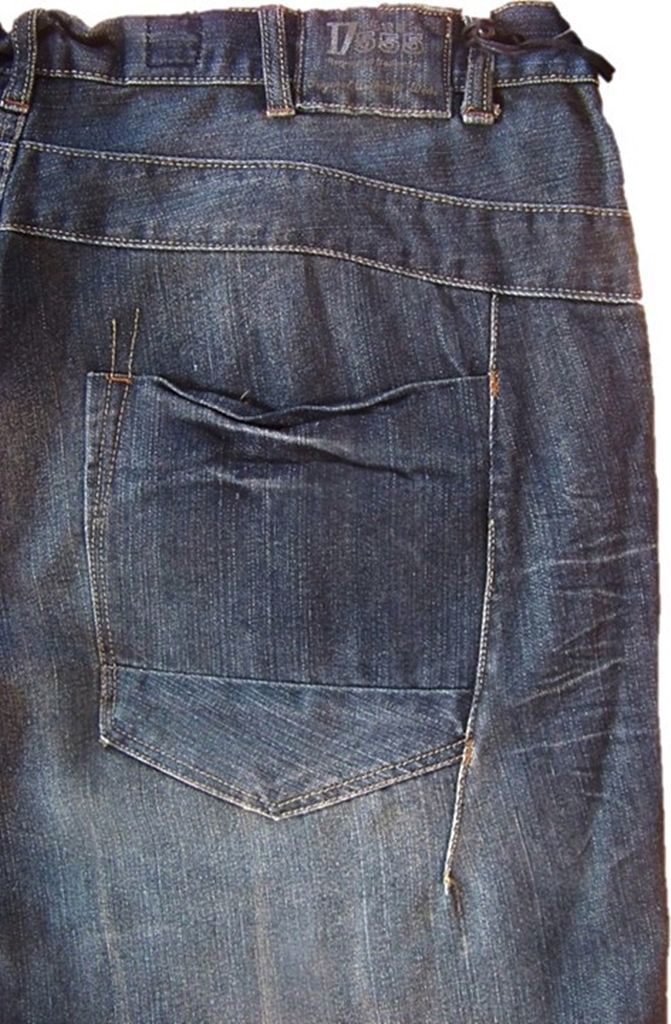 Übergrößen Schicke Jeans D555 FREDERICK Vintage Blue 42/32