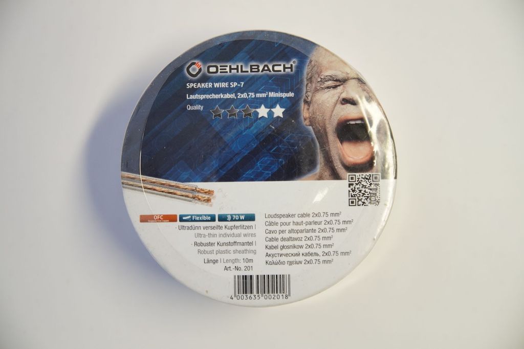 OEHLBACH SP-7 10m, 10 m, Transparent Produktbild 