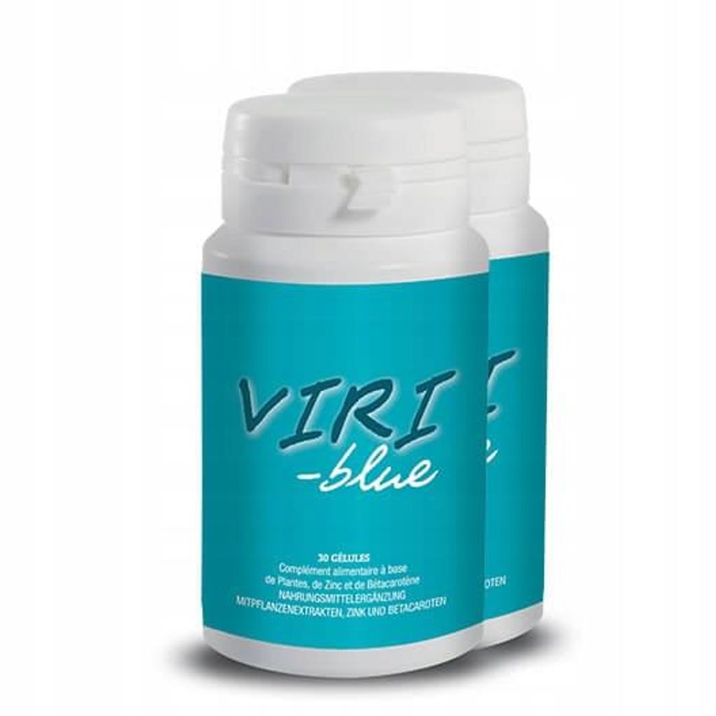 Viri-Blue Pour Hommes - Soutien De La Vitalité Et De La Image du produit 