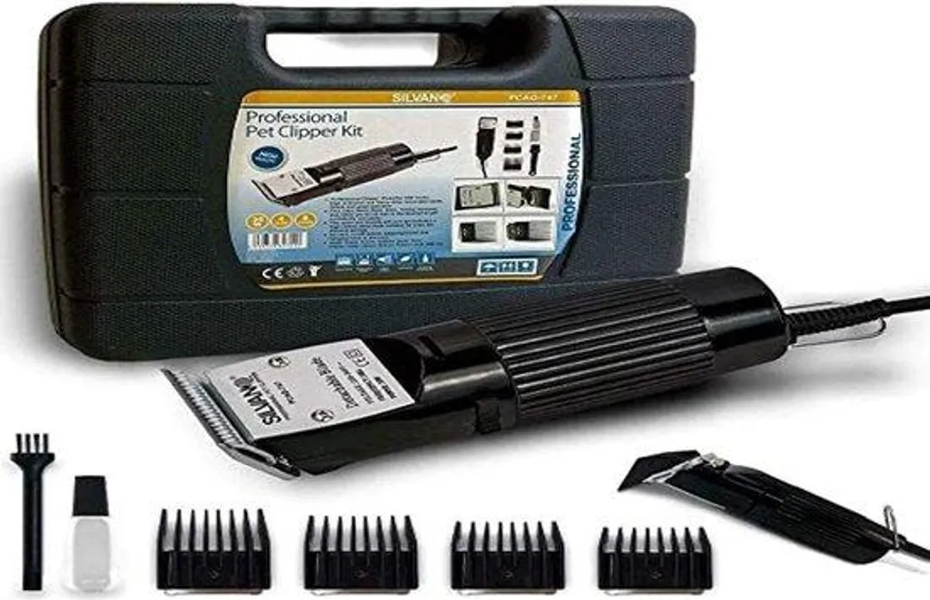 Kit tondeuse pour chiens sans fil avec sabots de guidage série Pro-Groom