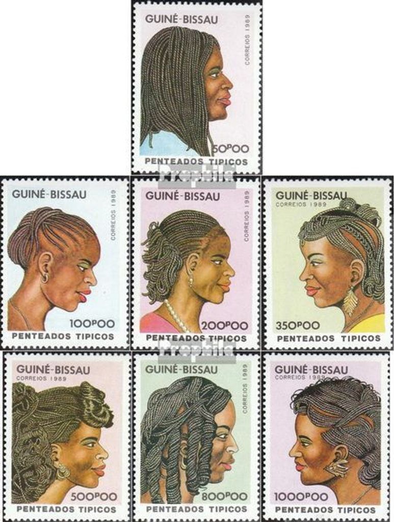 Briefmarken Guinea-Bissau 1989 Mi 1004-1010 (kompl.Ausg.) Produktbild 