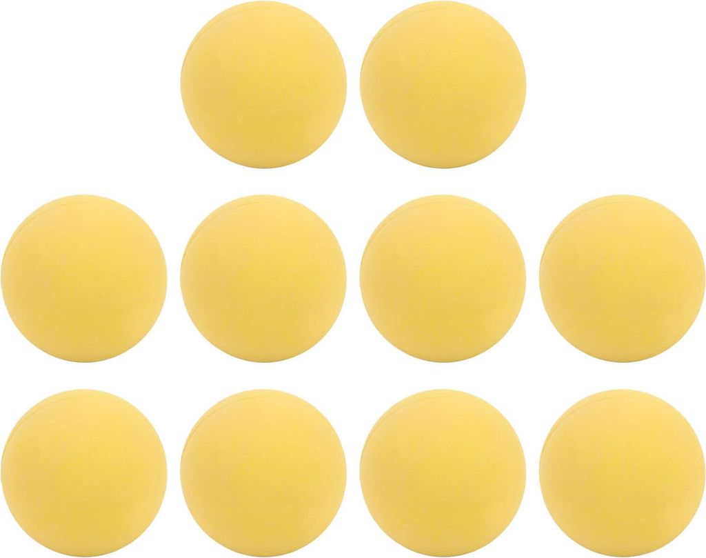 Lacrosse Ball Set PVC Elastic Grip Grip Leichte Massagebälle für Kids Club Training 10 PCs