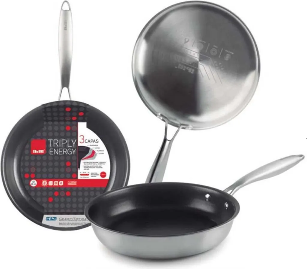 Padella Ibili Triply 20 Cm Argento Argento Taglia unica