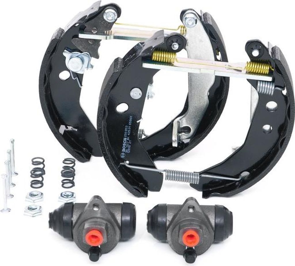 BOSCH Bremsen Set Bremsbackensatz Hinten für FORD FIESTA III (GFJ) 0 204 114 047