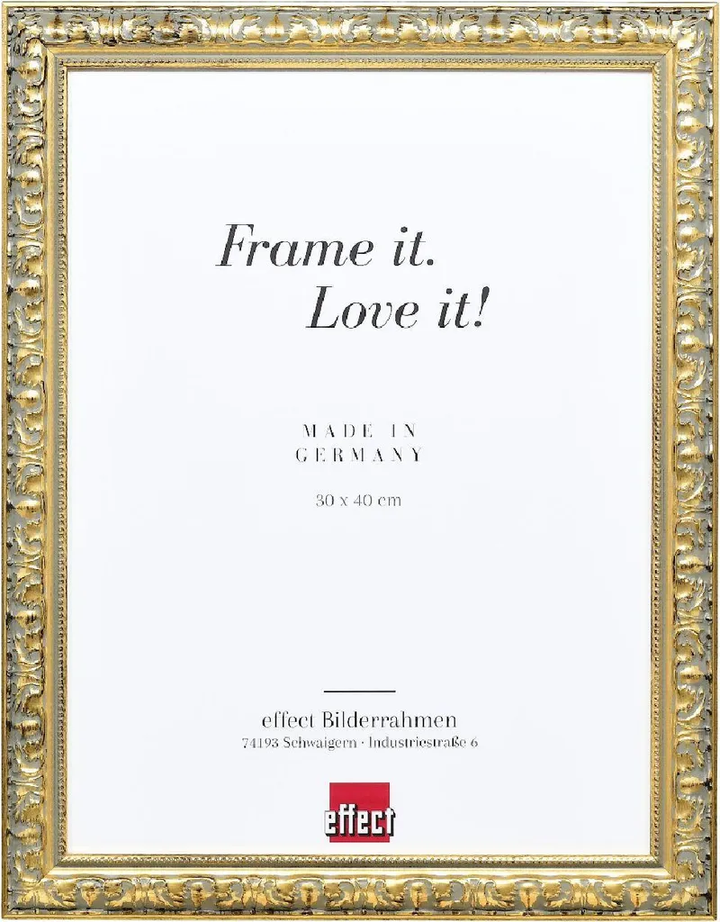 Cornice Oro 13x18 Legno Profilo 94 Vetro Museale - Offerta Online