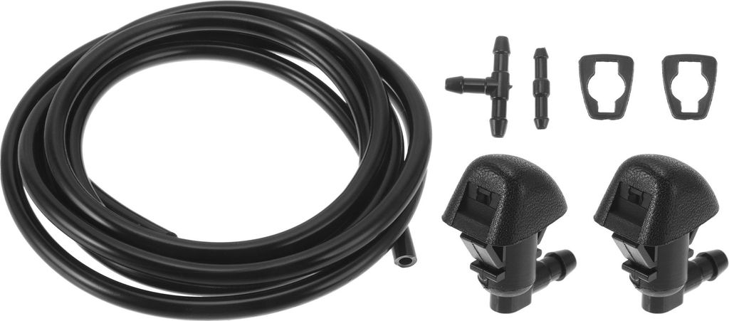 Windschutzscheiben-Waschdüsen-Kit für Honda Pilot 09-14 Nr. 76810SZAA01ZA mit Dichtungen und Schlauchanschluss, gerader Schlauchanschluss Flüssi...