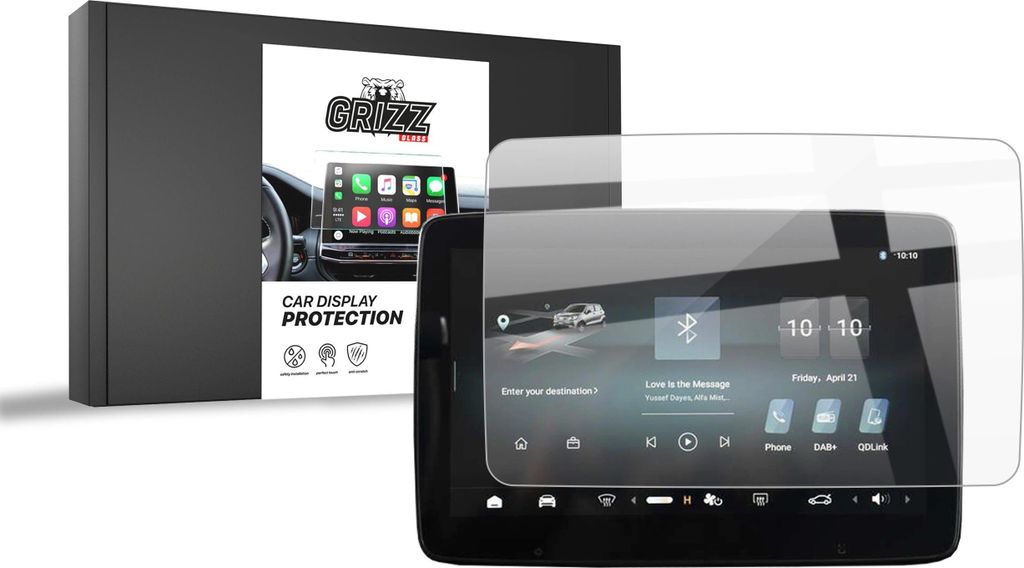Keramische Autodisplayfolie für Leapmotor T03 10,1" (2025), Grizz Protector