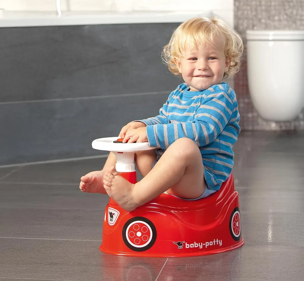 Pot bébé pour apprendre la propreté Stenberi rouge résistant et stable