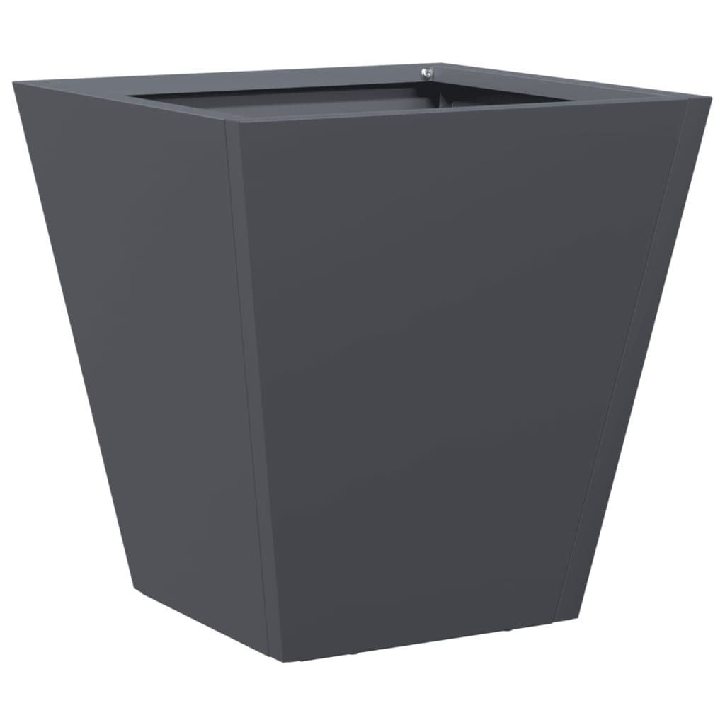 vidaXL Pflanzkübel Anthrazit 30x30x30 Stahl