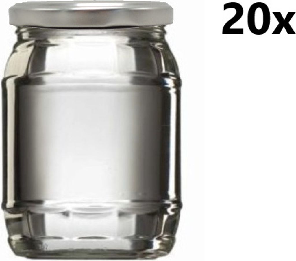 Einmachglas 720 ml CHRISTEL klar/transparent 20 Stück Produktbild 