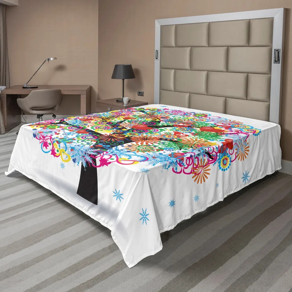 Grand drap de lit 260x228 Arbre de Vie pour une décoration de chambre