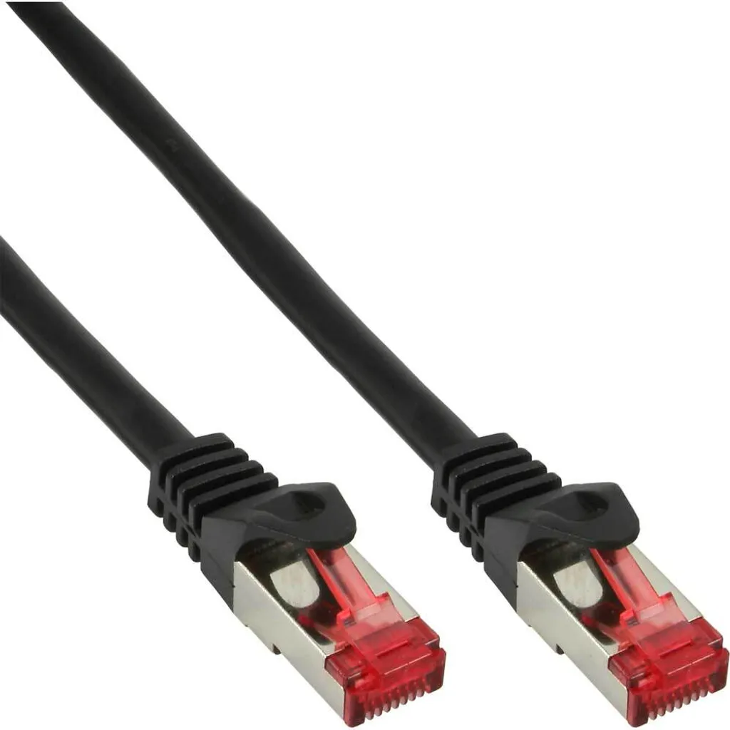 InLine Cavo Patch Cat 6 Nero 3m | Design Snagless e Performance