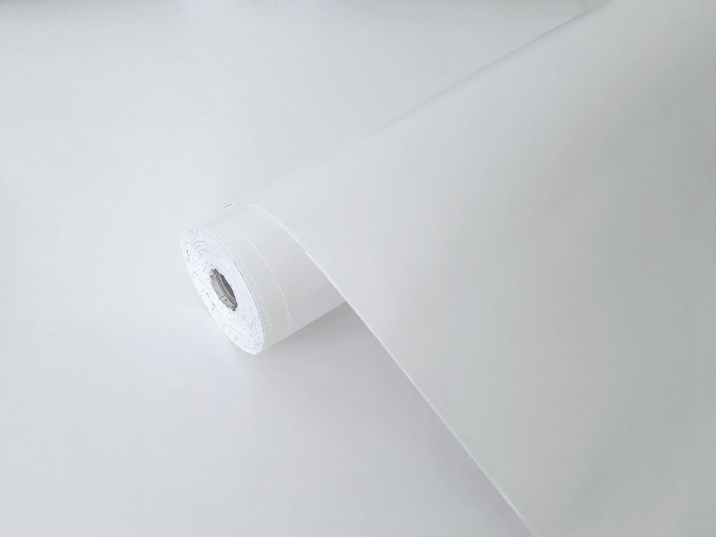 Klebefolie Uni Glanz Weiss Möbelfolie Dekofolie - Produktbild 