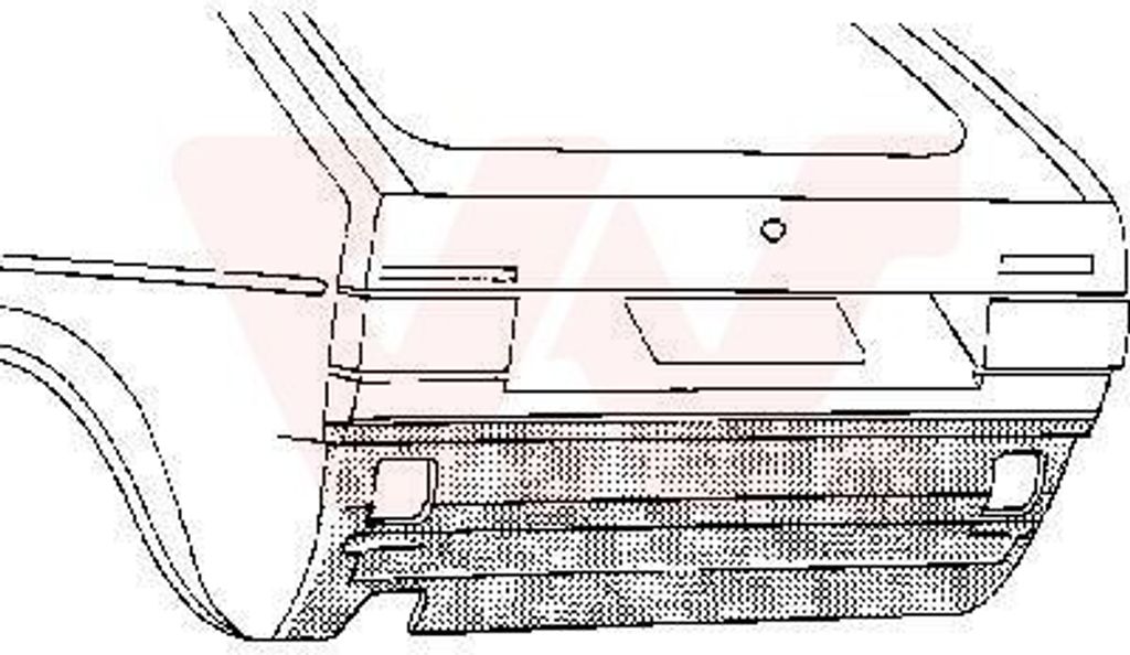 VAN WEZEL Heckwand 5810.35 für VW GOLF I (17) Produktbild 