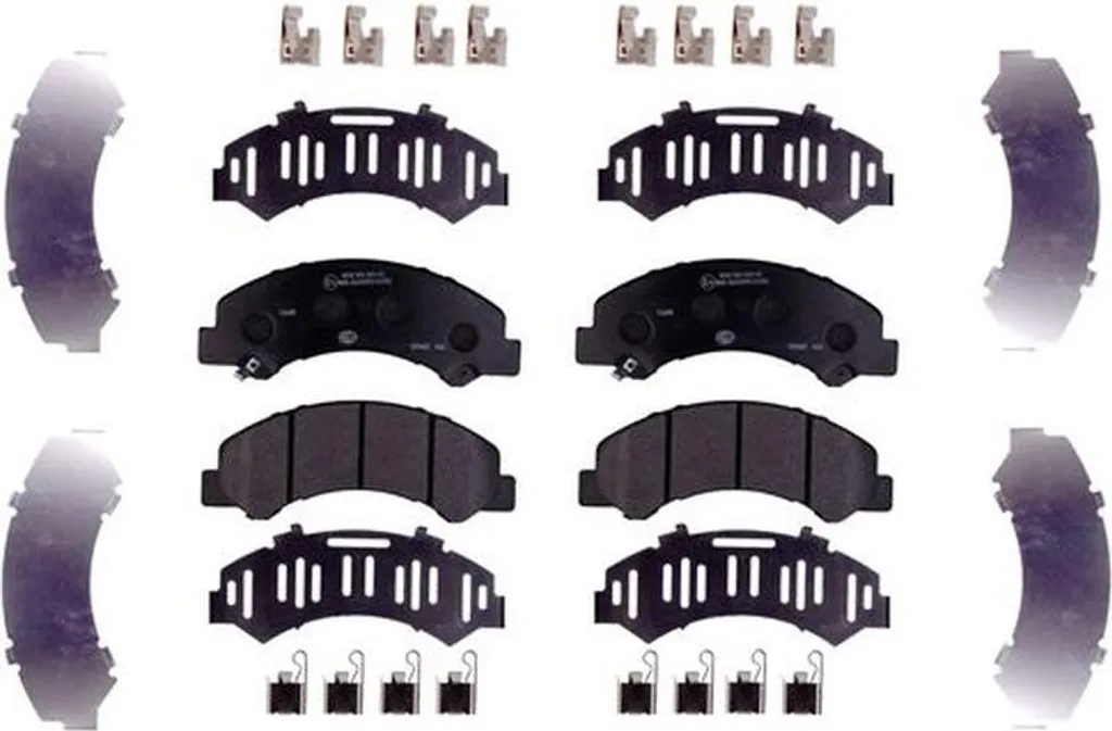 Plaquettes de frein HELLA avec avertisseur sonore d'usure pour ISUZU N