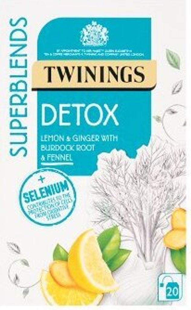 Twinings Superblends -  Detox Lemon & Ginger with Burdock Produktbild 1