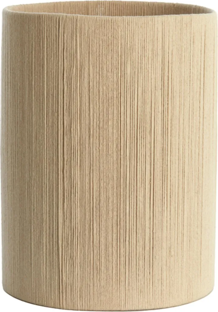 Abat-jour coton naturel 30cm Medan pour créer une ambiance cosy E27