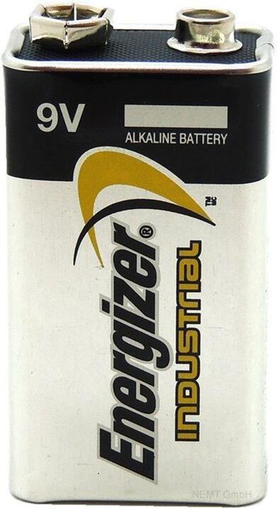 1 x Energizer INDUSTRIAL 9V Block 4LR61 9 V Blockbatterie lose für Rauchmelder