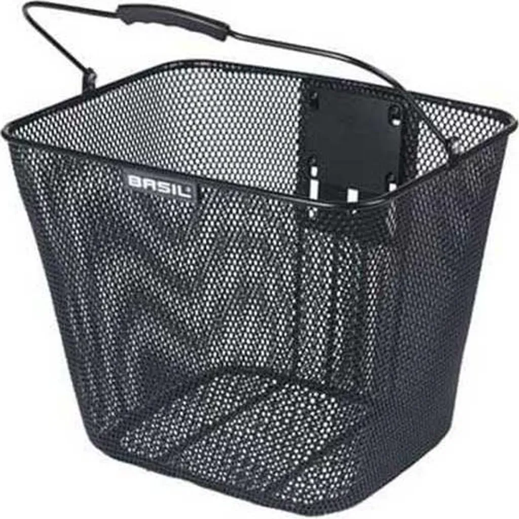 Panier de vélo avant Basil Bilbao Noir avec fixation rapide KlickFix - 2