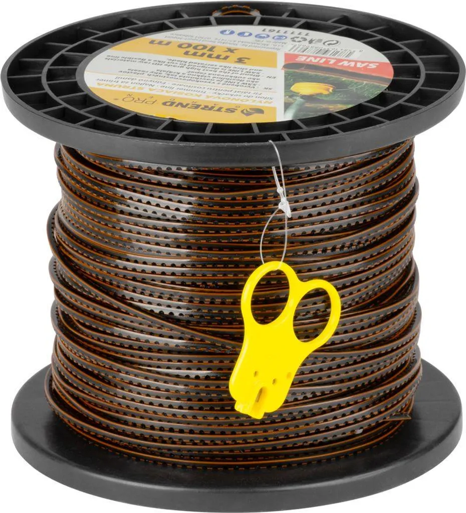 Filo SawLine Seghettato 3mm per Decespugliatore - Bobina 100m Offerta