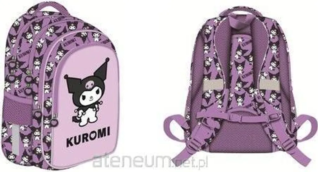 Sac à dos 4 compartiments 16 pouces Kuromi Violet Majewski St.Majewski - 2