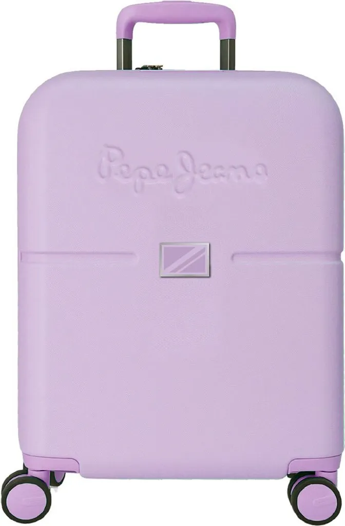 Pepe Jeans Accent Valigia 55cm Viola: L'Eleganza del Viaggio London Style