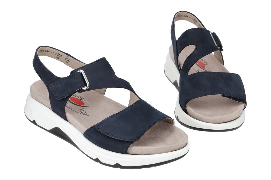 Gabor ROLLINGSOFT Damen Sandale - Sandaletten blau Freizeit NEU