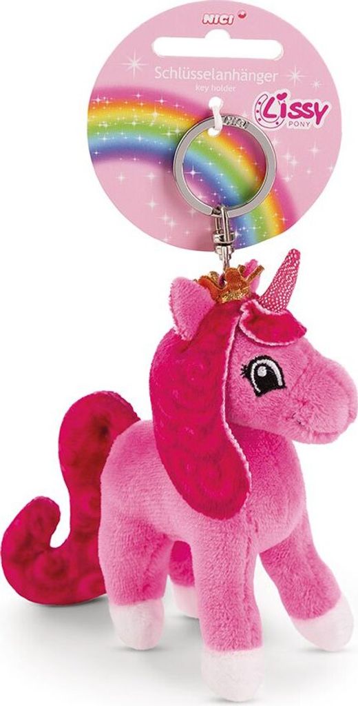 Nici Lissy Pony Unicorn Selina 10 Cm Schlüsselanhänger Rosa Rosa One Size