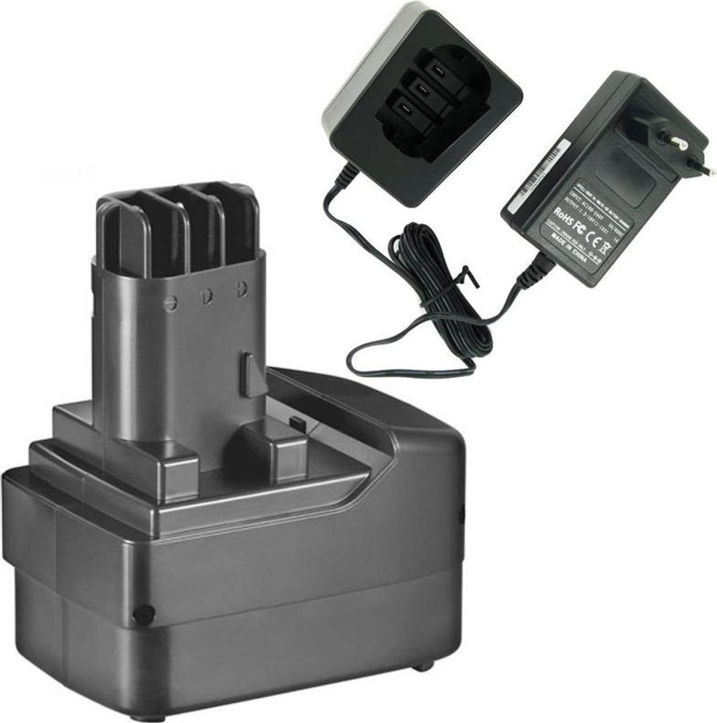 Akku und Ladegerät passend für Metabo BS 12, BST 12 SB12 12V NiMH 3Ah
