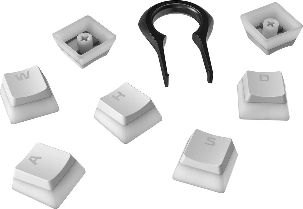 Touches PBT HyperX Pudding Blanc pour Customiser son Clavier Gamer