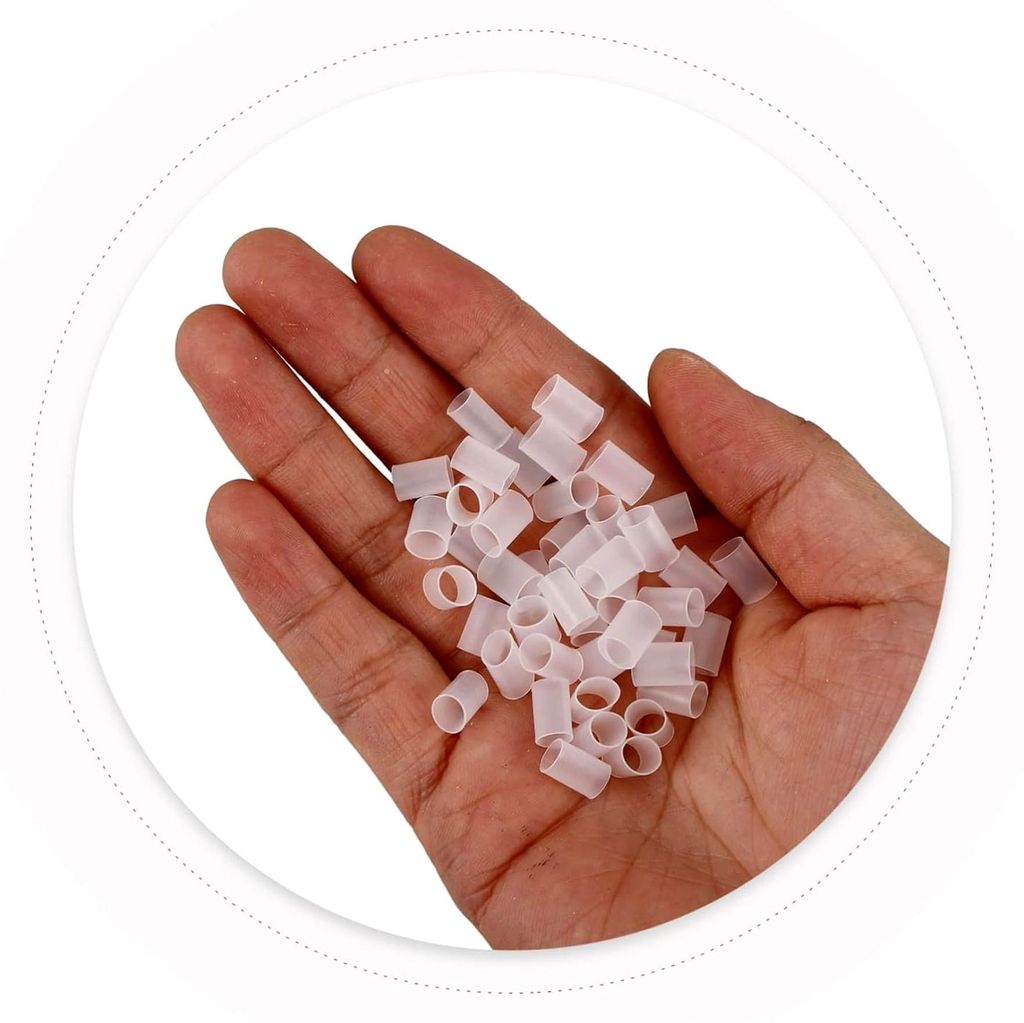 Flexible TPE Kissenfüllung aus transparentem Polymer für elastische Nackenstütze, 500g weiches Material für bessere Schlafausrichtung